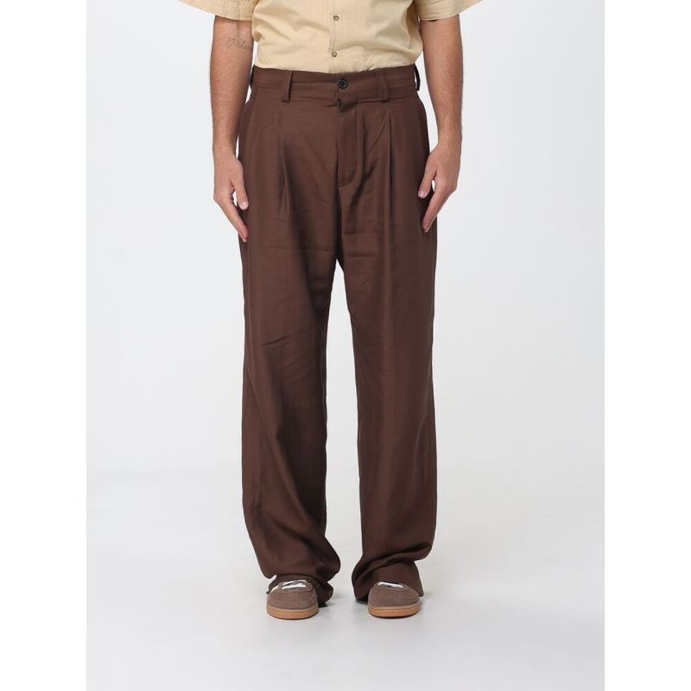 Laneus Pants Men Brown